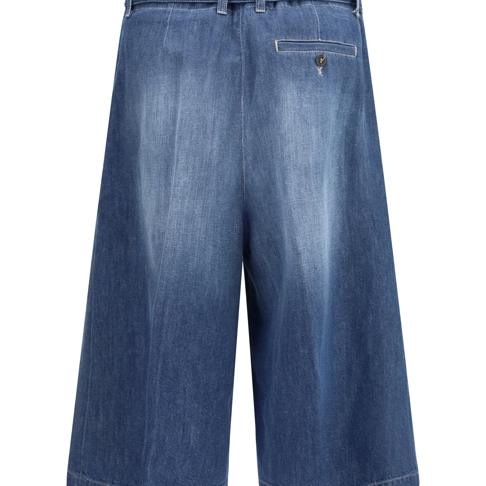 Cotton Shorts with a belt