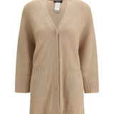 Cardigan in fine knit with a V-neckline