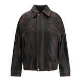 Nappa leather bomber Jacket