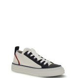 Cotton knit and suede Sneakers with Precious Toe