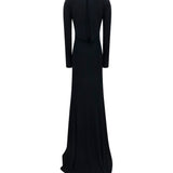 Long evening Dress with long sleeves