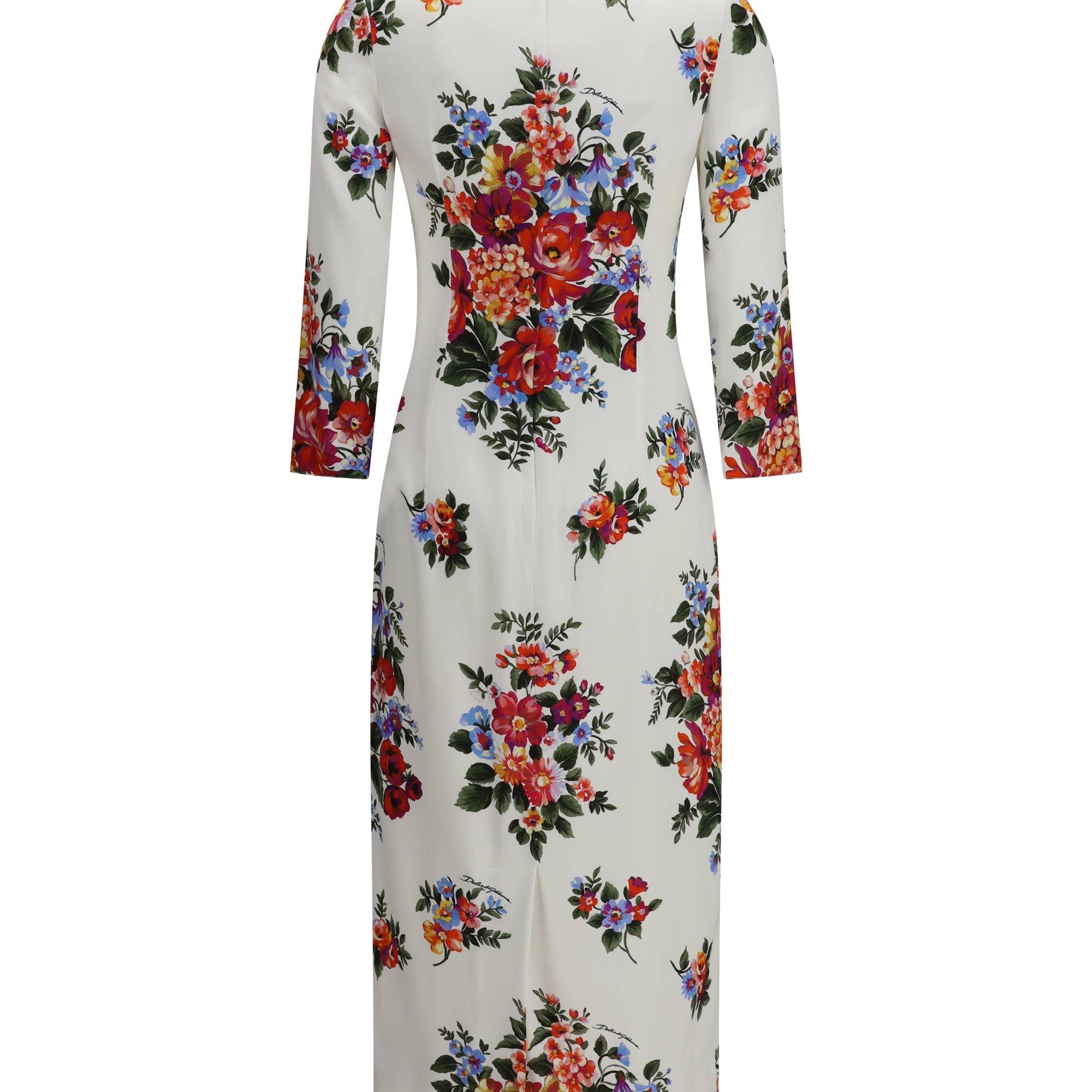 Floral print stretch viscose Dress