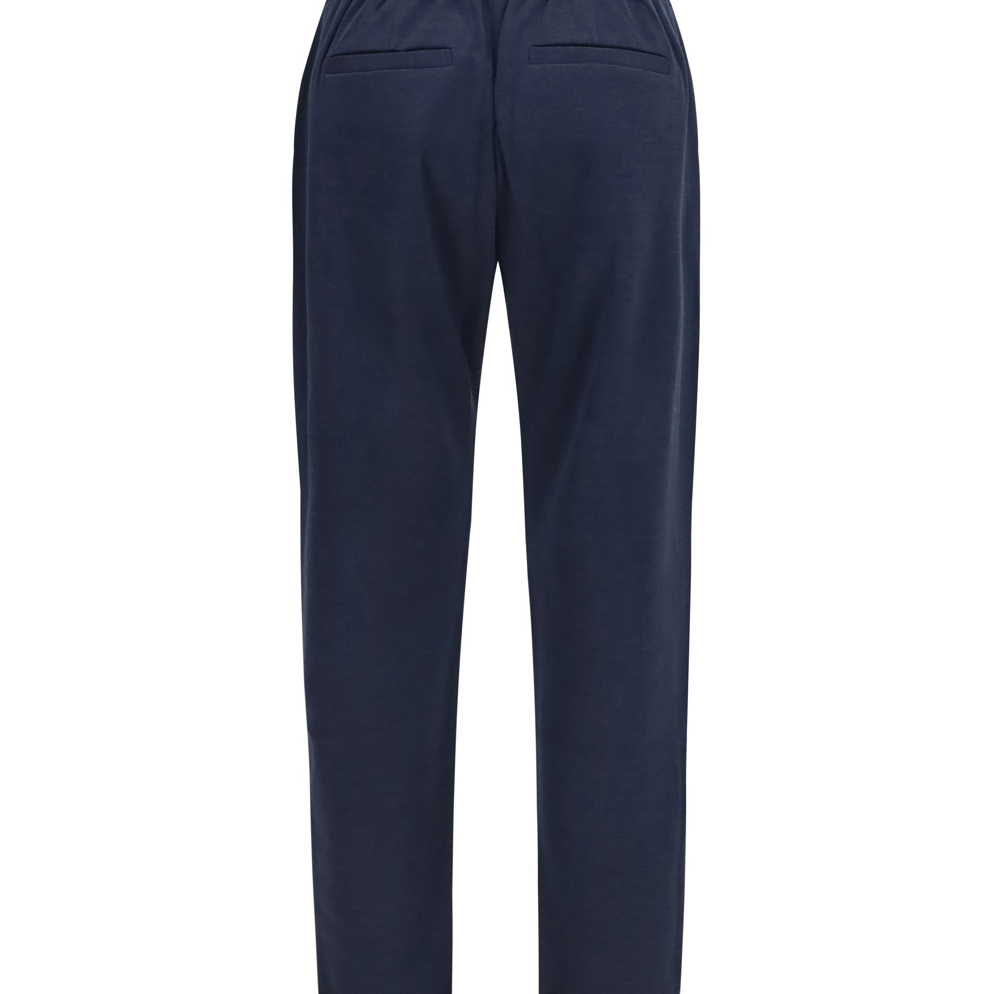 Drawstring Pants in cotton and silk blend