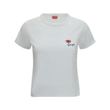 Kenzo Tulip embroidered cotton T-shirt