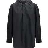 Shirt with elasticated collar