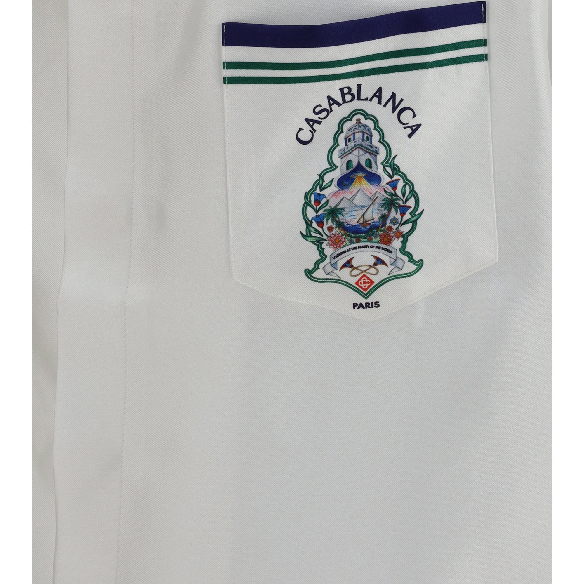 Short-sleeve Hotel Casablanca crest Shirt