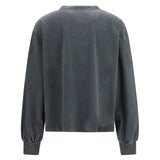 Long-sleeve tiger-print T-shirt