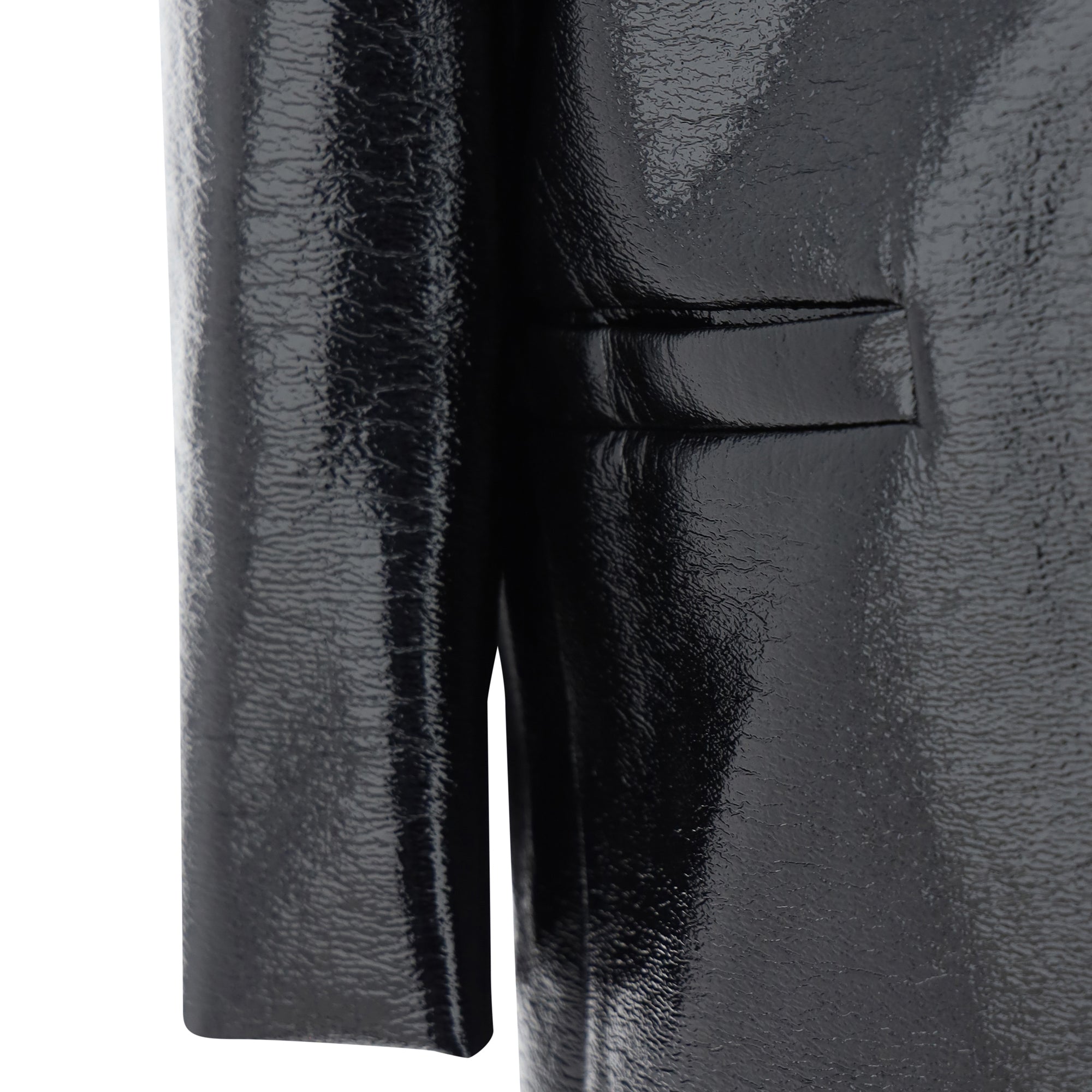Vinyl Blazer Jacket