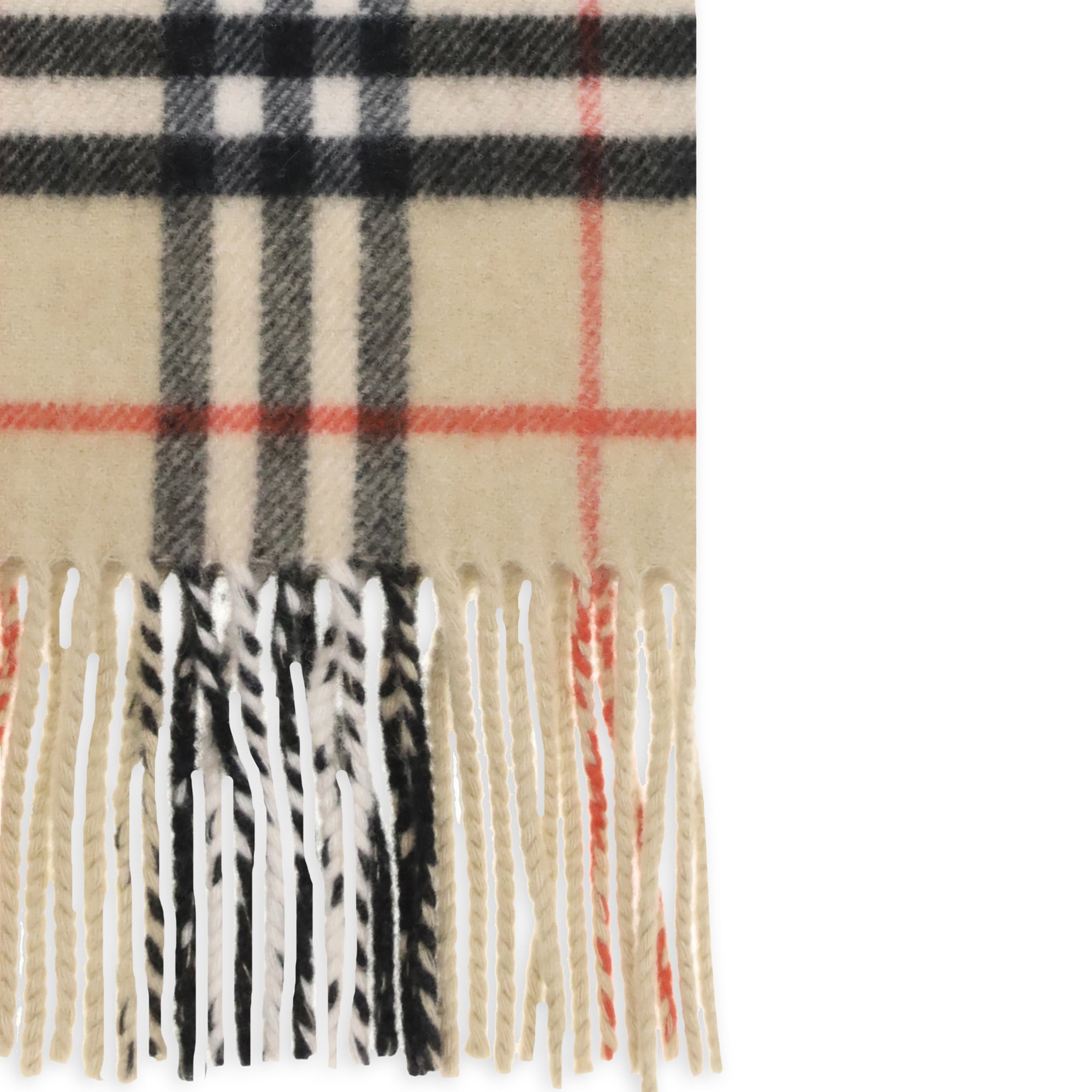 Thin cashmere Check Scarf
