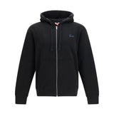 Kenzio Signature Embroidered Cotton Zip Hoodie