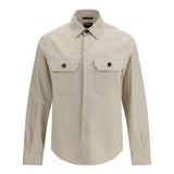 Linen wool and silk Shirt jacket