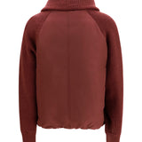 Down Jacket with wool sleeves
