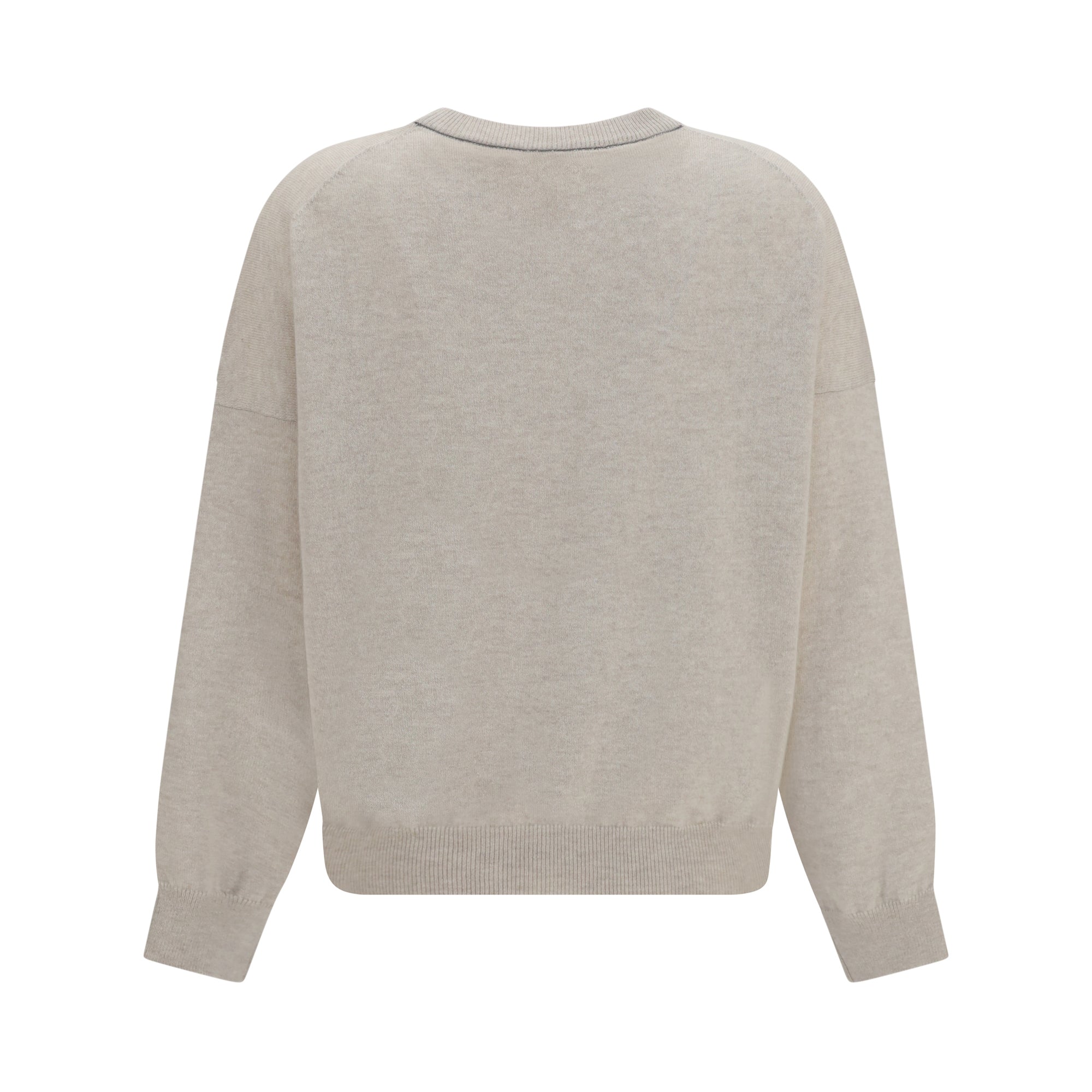 Cashmere Sweater with Monili chain