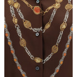 Chain print buttoned Shirt