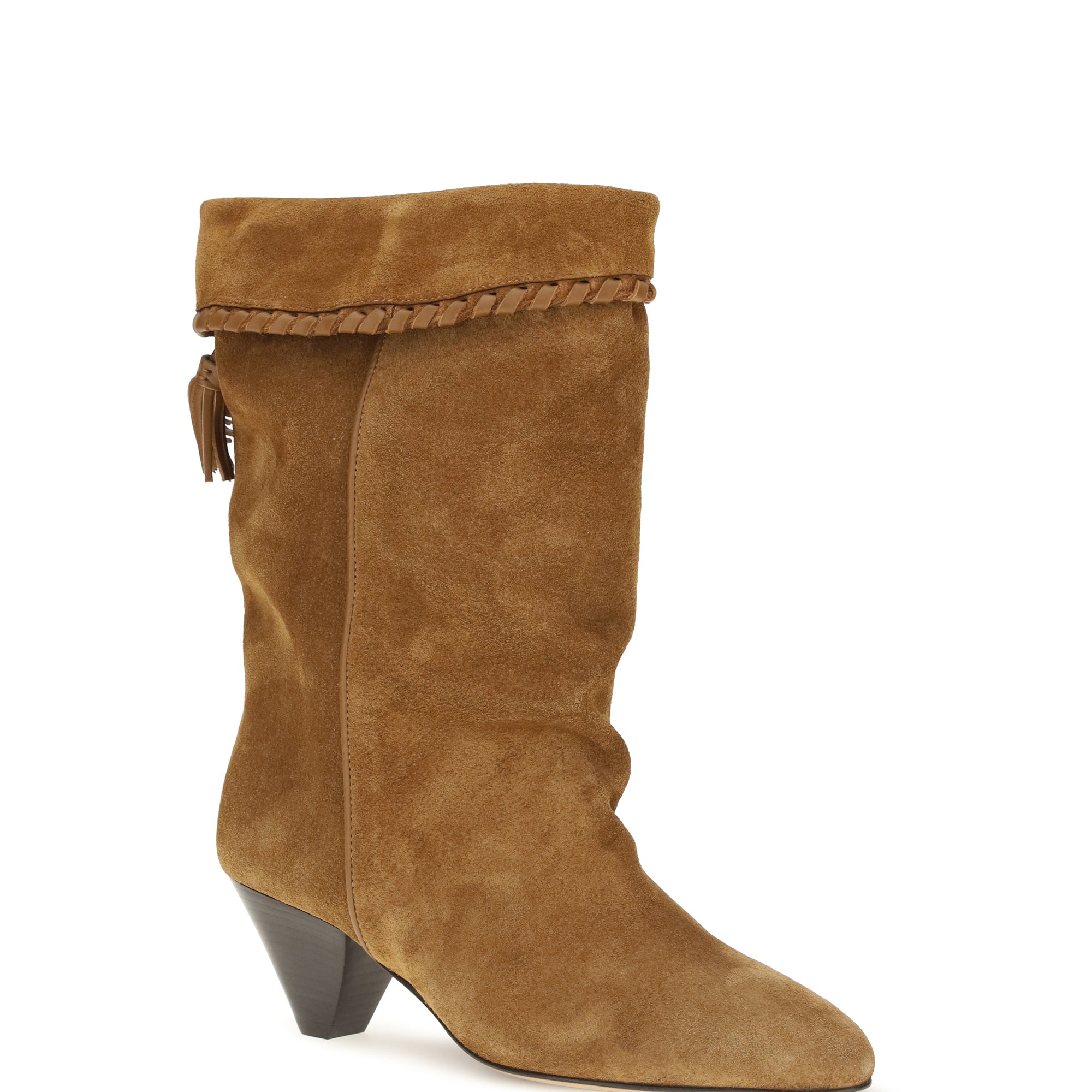 Draped suede Boots