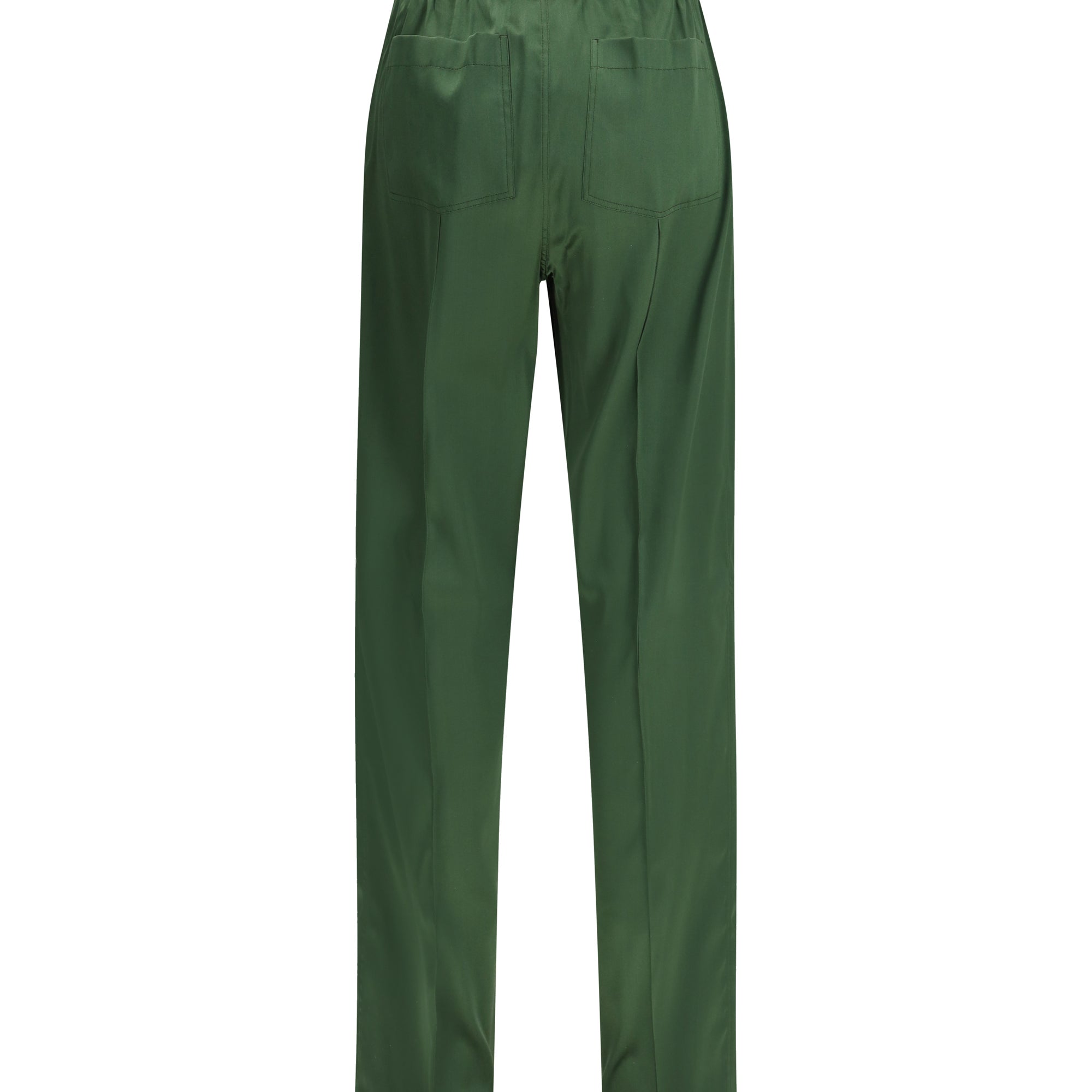 Stretch silk satin Pants