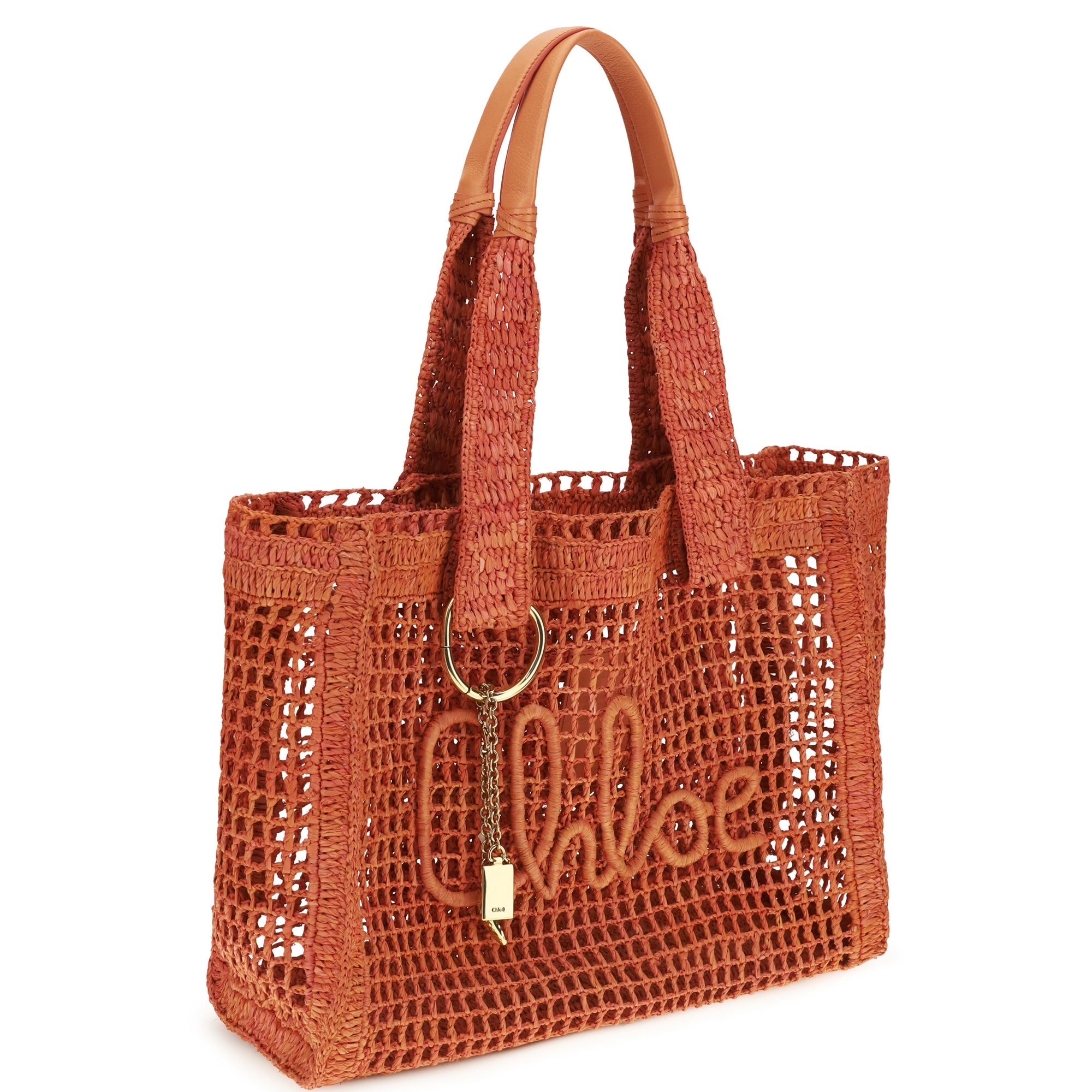 East-West Summer Banana raffia Tote Bag