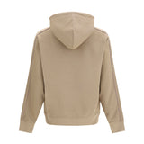 Check Hoodie with drawstrings