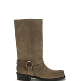 Suede biker Boots