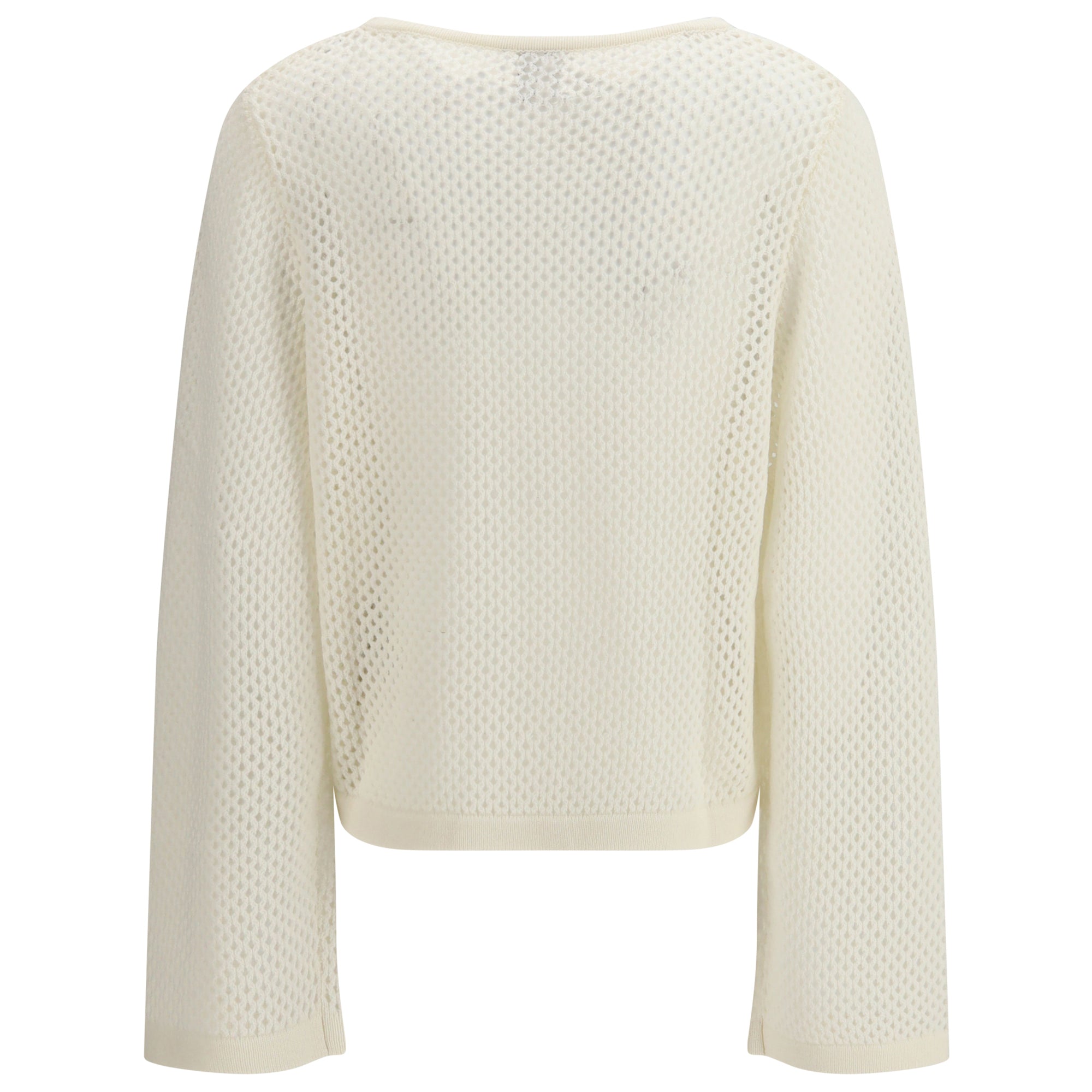 perforated boatneck Jumper