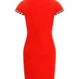 Cotton knit mini Dress