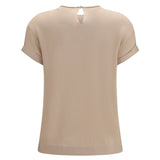 Silk Blouse with monili chain