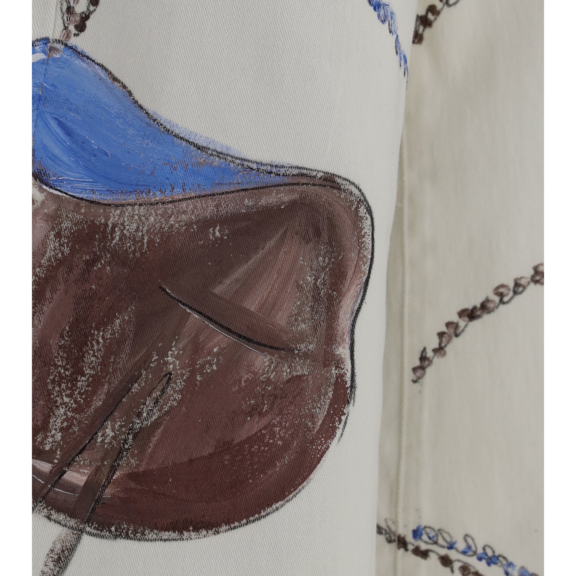Palazzo Long painted Jeans in regular fit