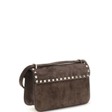 Rockstud mini suede Shoulder Bag
