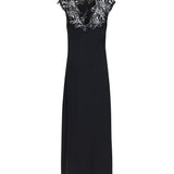 Silk Dress with lace