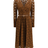 Agrume midi Dress in lace