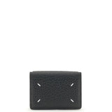 Wallet with white stitch