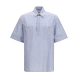 Short-sleeve Shirt with logo buttons