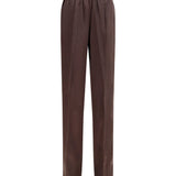 Stretch silk satin Pants