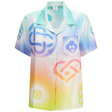 Halftone logo short-sleeve Shirt