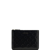 Embossed polka-dot Pouch