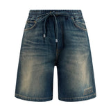 Drawstring denim Shorts