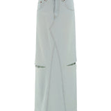 Denim Long Skirt