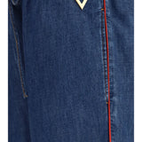 Lightweight wide-leg denim Pants