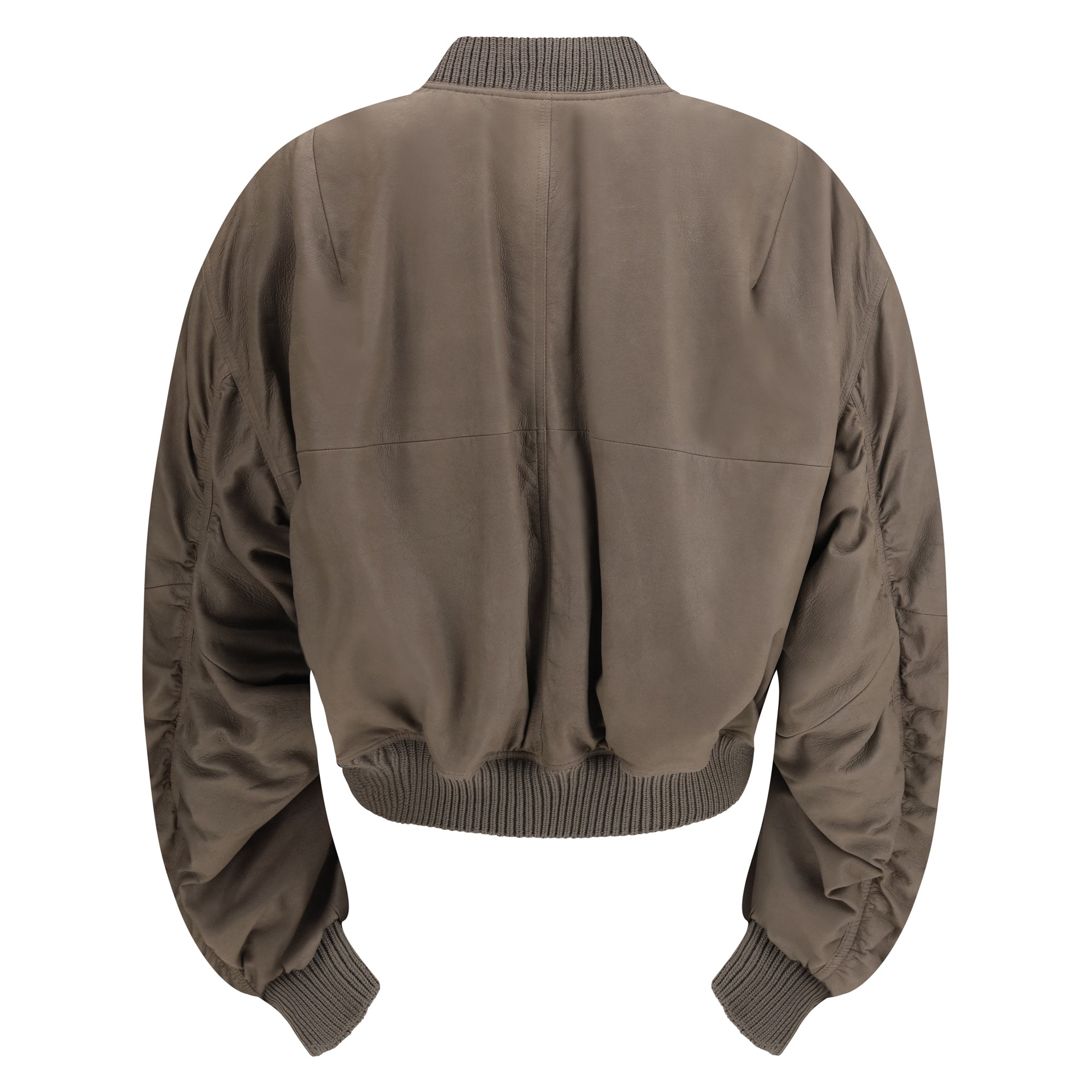 Secchia Flight Bomber in lambskin leather with padding