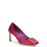 Satin Trompette Pumps