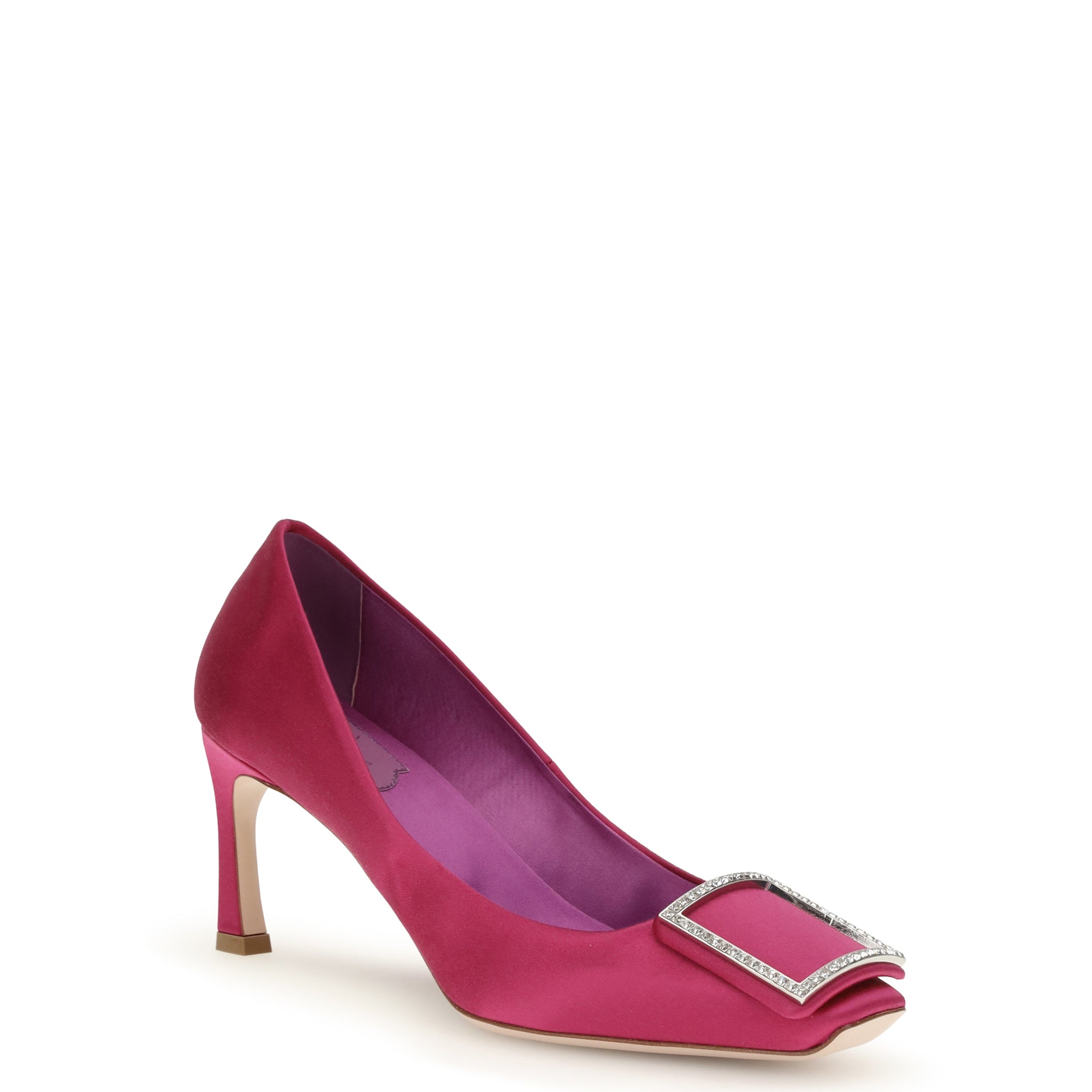 Satin Trompette Pumps