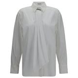 Shirt with monili embellishment