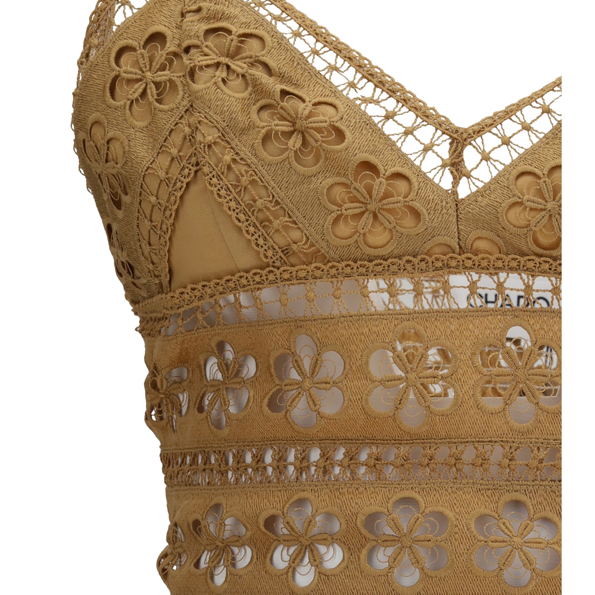 Melie Top in cotton voile and embroidered lace