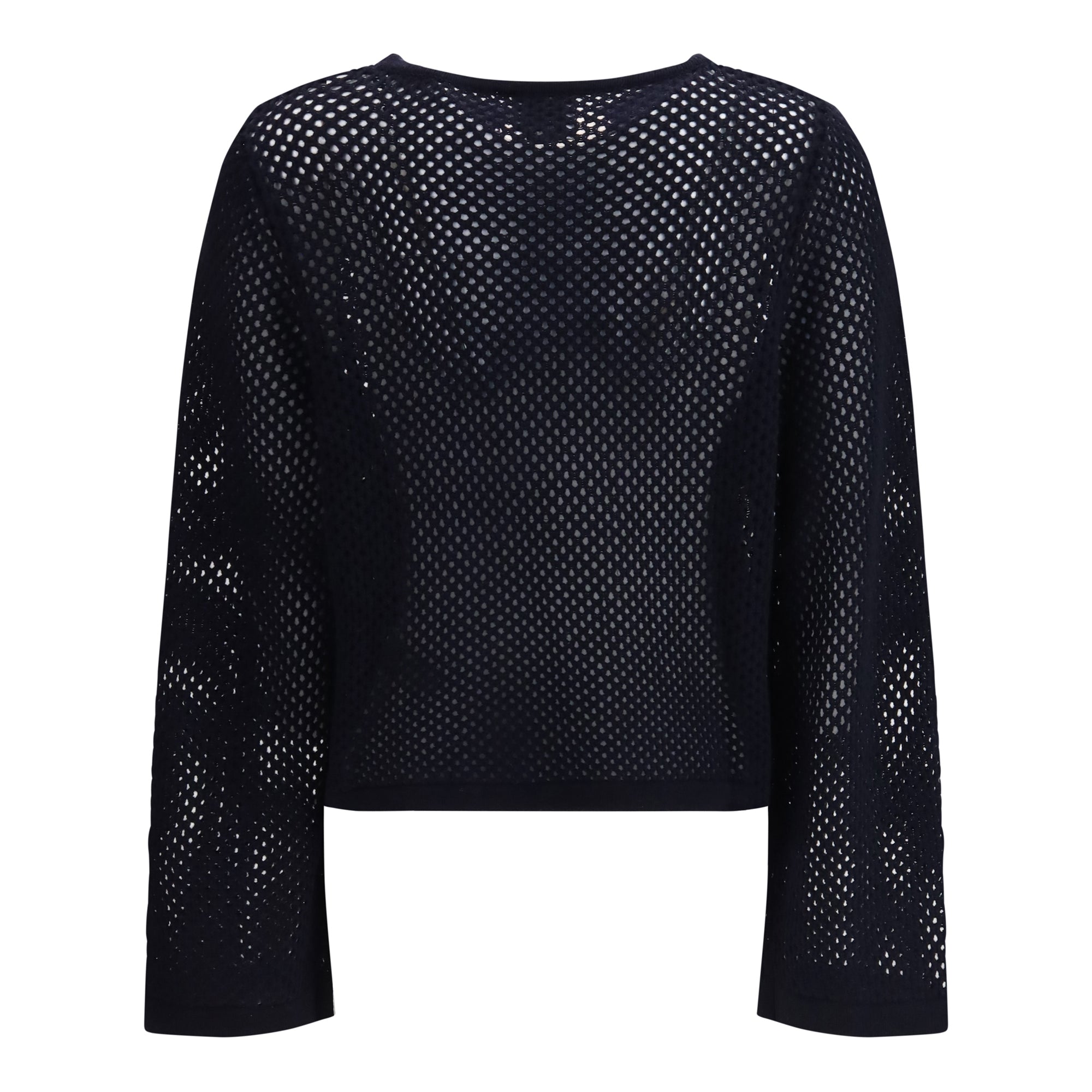 perforated boatneck Jumper