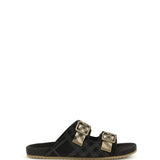 Check suede Urchin Sandals