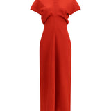 Slouch waist wool Dress