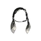 Double-wrap Skull Scarf Bracelet