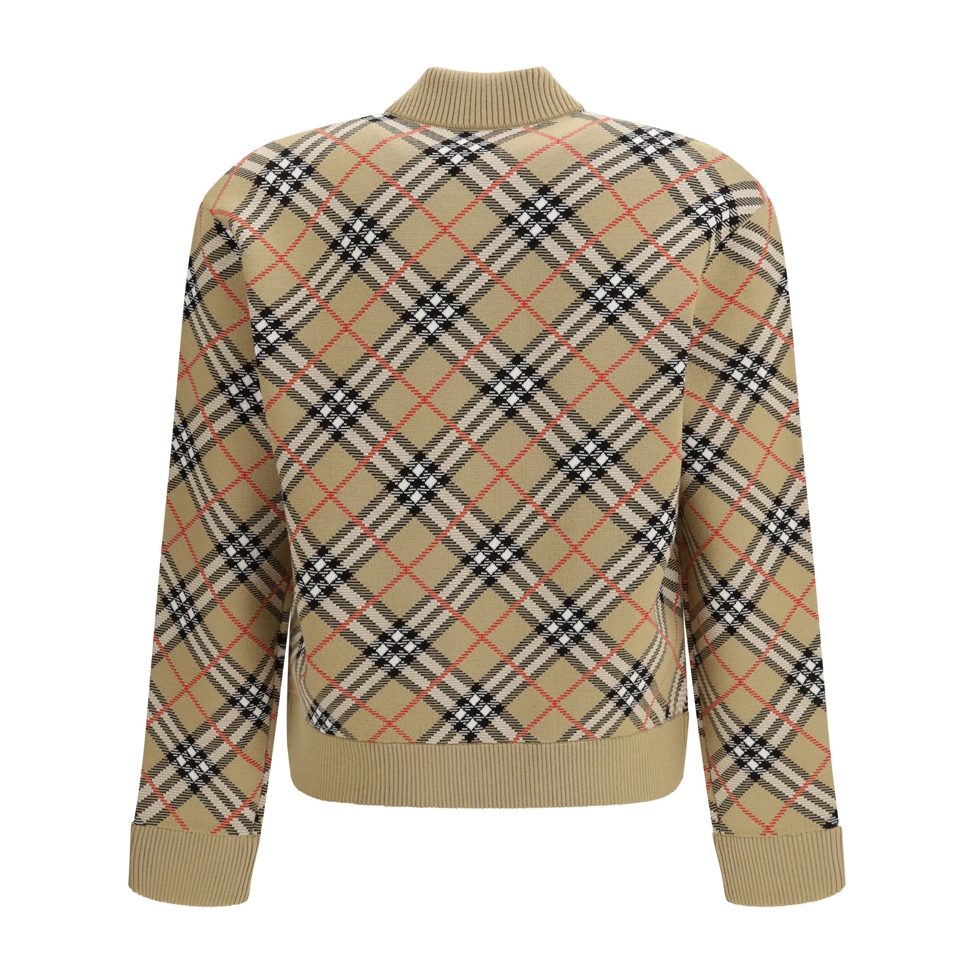 Vintage Check zip Cardigan