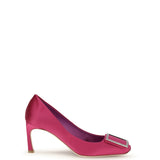 Satin Trompette Pumps