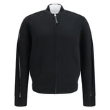 Stretch wool-blend Cardigan